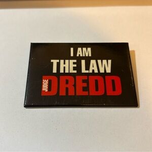 Judge Dredd I Am The Law The Movie Vintage PINbutton